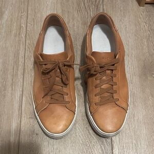 Mizo Men's Brown Leather Sneakers